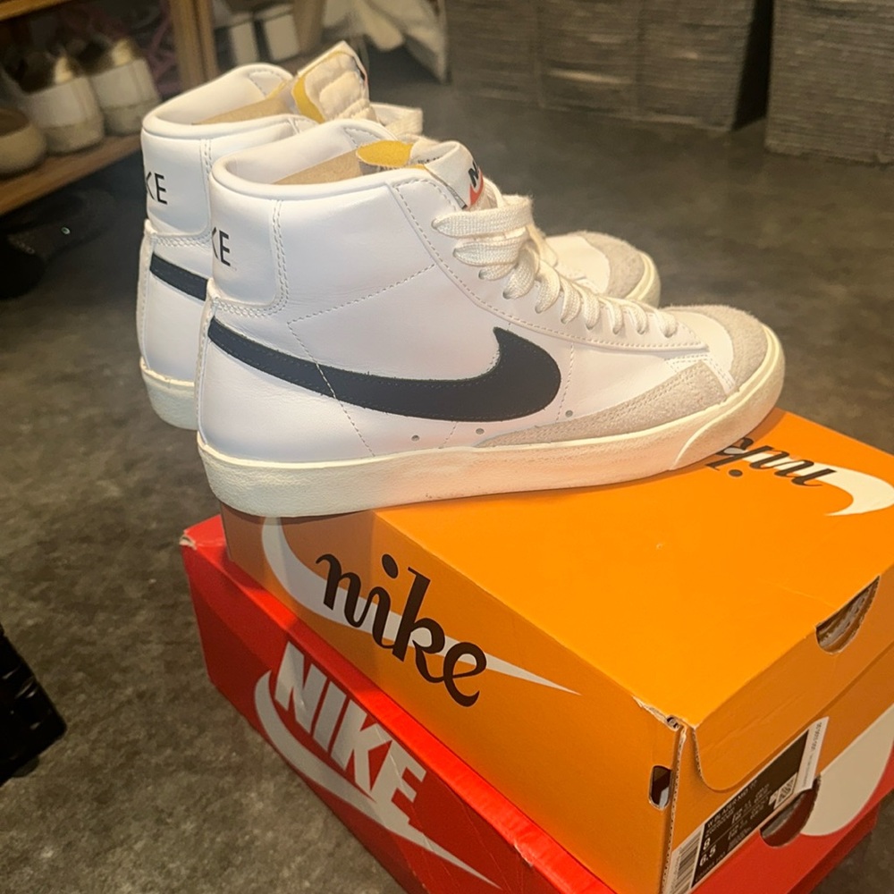 Nike high top sneakers worn a few times!